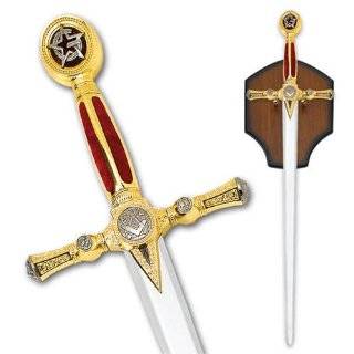 45 Masonic Ceremonial Sword Templar Knight Freemasonry  