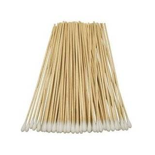 100 Count Six Inch Thin Wood Cotton Tipped Applicator