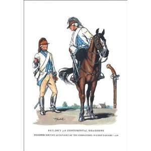 Exclusive By Buyenlarge Baylors Third Continental Dragoons Troopers 