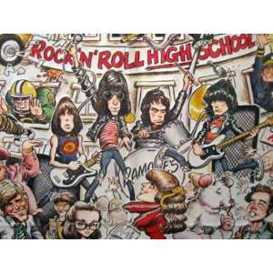  Ramones Rock n Roll High School 27x41 Original Movie 