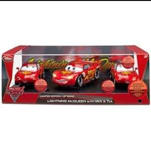 Disney Pixar Cars 2 Limited Edition Lightning McQueen Tia & Mia 