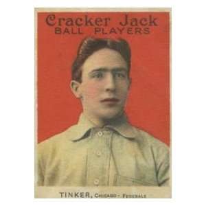  Dover Reprint   1914 Cracker Jack E145 1 3 Joe Tinker 