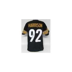  James Harrison Signed Uniform   Black SI   Autographed NFL 