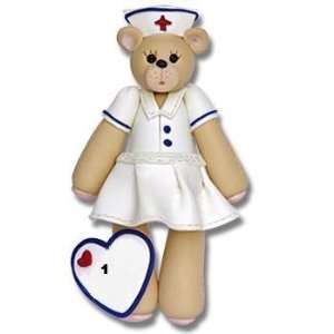  Nurse Bear Personalized Ornament