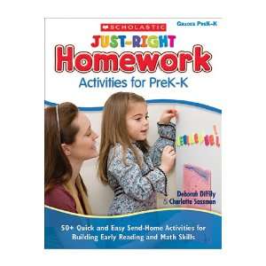   439 91225 9 Just Right Homework Activities for PreK K Toys & Games