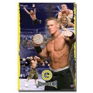   WWE Wrestling Superstar Poster John Cena (9116) Toys & Games