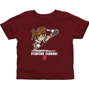  Stanford Cardinal Infant Girls Lacrosse T Shirt   Cardinal 