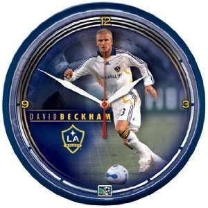  Wincraft Los Angeles Galaxy David Beckham Round Clock 