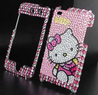 Hello Kitty Bling Hard Case fit Phone iPod Touch 4G 4th  