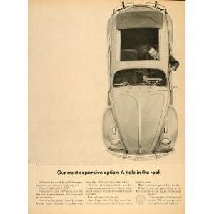   Ad Volkswagen Sedan Automobile Sunroof Vintage VW   Original Print Ad