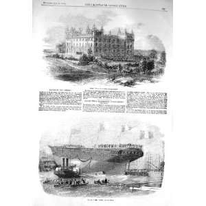   1856 ILKLEY WELLS HYDROPATHIC HOTEL LAUNCH TORINO SHIP