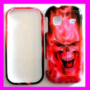 Samsung T379 / Gravity TXT   Faceplates Phone Snap On Cover Case RED 