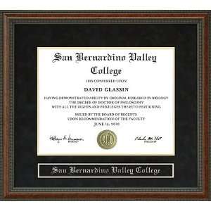  San Bernardino Valley College (SBVC) Diploma Frame Sports 