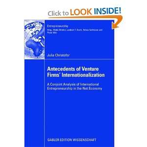  Antecedents of Venture Firms Internationalization A 
