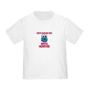    personalized Here Comes the Maya Monster Infant Toddler Shirt Baby