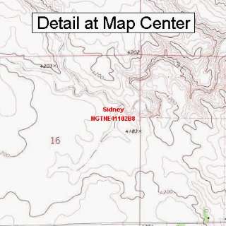   Map   Sidney, Nebraska (Folded/Waterproof)