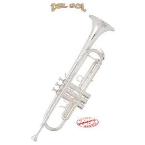  Del Sol Student Trumpet Silver Plated Musical Instruments