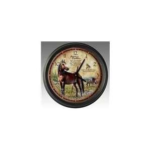  16 American Mustang Horse Wall Clock