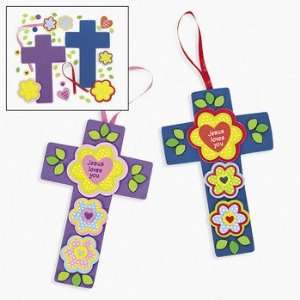 Jesus Loves You Flower & Cross Craft Kit   Craft Kits & Projects 
