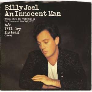   Innocent Man / Ill Cry Instead (Live) 1983 45rpm W/PS Billy Joel