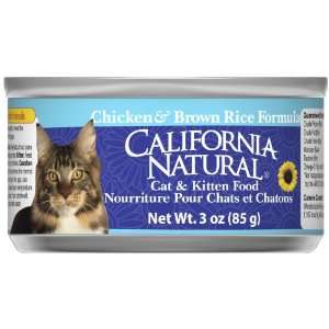   Natural Chicken & Brown Rice Canned Cat & Kitten Food