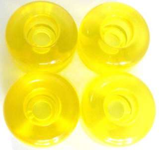 Yellow Gel 52 mm Skateboard Wheels  
