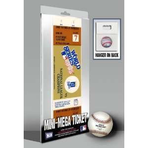 1985 World Series Mini Mega Ticket   Kansas City Royals 