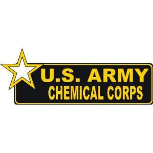  United States Army Chemical Corps Bumper Sticker Decal 6 