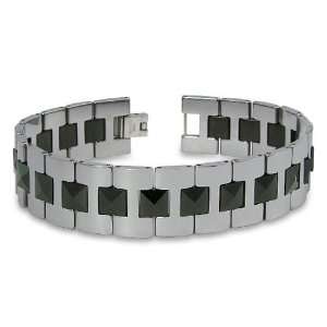  Tungsten Carbide Mens Link Jewelry Bracelet 10 Jewelry