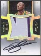 2004/05 Exquisite Collection #RA Ray Allen Limited Logos Patch Auto 