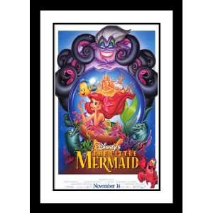  The Little Mermaid 20x26 Framed and Double Matted Movie 