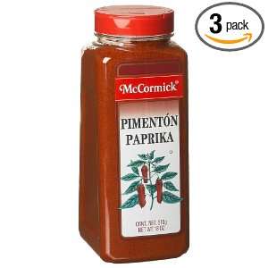 McCormick Paprika, 18 Ounce Units (Pack of 3)  Grocery 