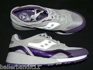 Saucony Shadow 6000 mens shoes sneakers grey purple trainers new Vegan 