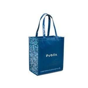 1768    Laminated 100% Recycled Shopper   Carrinnean Blue / Navy Blue 