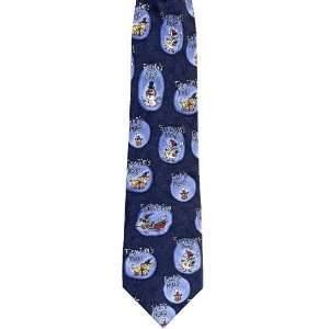  Boys Dogs Of Christmas 14 Clip On Ties / Blue
