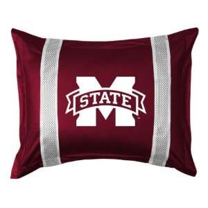  Mississippi State Bulldogs Sideline Pillow Sham   Standard 