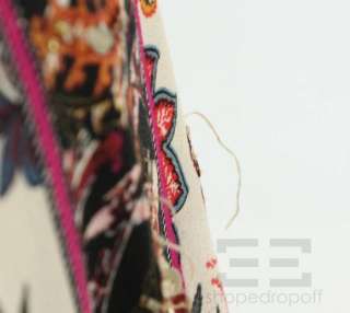   Furstenberg Multicolor Floral Print Silk Sequin Embellished Dress Sz 2