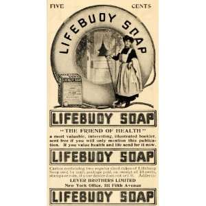   Ad Antique Lifebuoy Soap Lever Brothers Limited   Original Print Ad