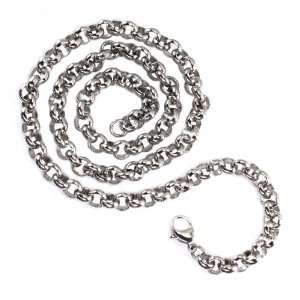  Stainless Steel 8.0mm Rollo Chain (Length 22) Available 