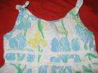 Lilly Pulitzer Floral Lined Summer Tank Dress size 6X  