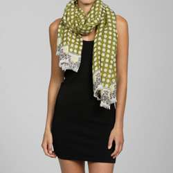 Bindya Polka Dot Lulla Wool Scarf  