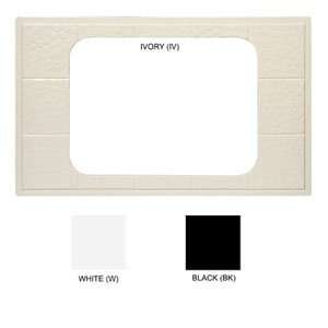   ML 174 W White Full Size Tile w/1 Cut Out for ML 178 Electronics
