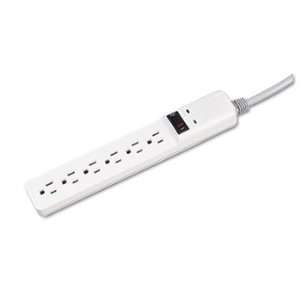   Surge Protector 6 Outlets 6ft Cord 15 Amp Circuit Breaker Electronics