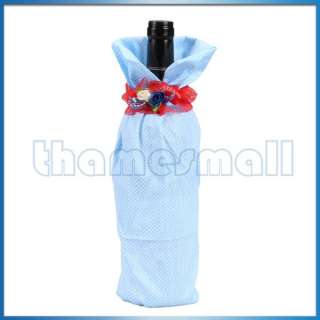 Wine Bottle Wrap Cover Gift Pouch Bag w/ Chinese Dress/Princess Dress 