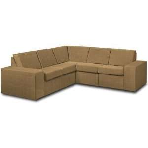  Mission Buff Faux Leather Ray Sectional