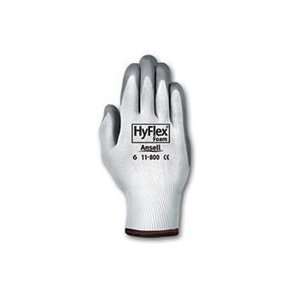  Ansell Size 11 Hyflex White Nitrile Foam Coated Glove 