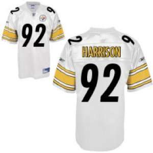  Men`s Pittsburgh Steelers #92 James Harrison Road Replica 