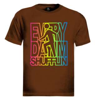   Im Shufflin Song T Shirt Shuffling LMFAO rock lyrics everyday rainbow