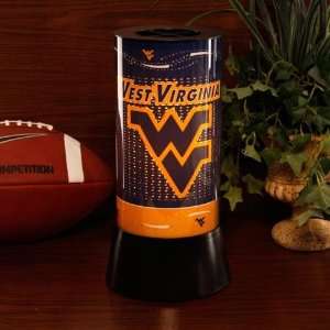 West Virginia Mountaineers Rotating Sparkle Lamp