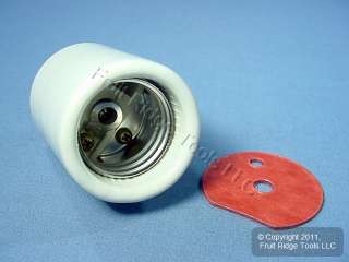 Leviton Porcelain Side Outlet Lamp Holder Light Socket 10091  